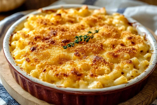 Klassiker cremiger gebackener Mac & Käse