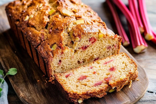 Rhabarber und Zimtbrot