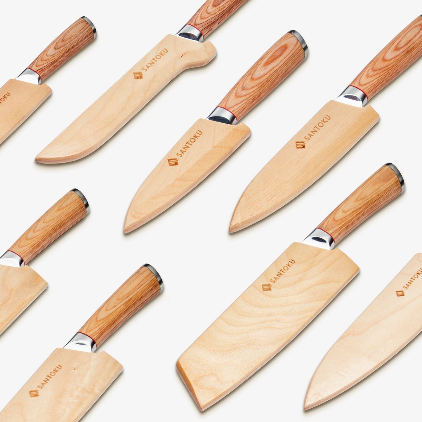 HARUTA (はるた) 10 PCS Set VG10 Damas Damas Steel Kitchen Knives