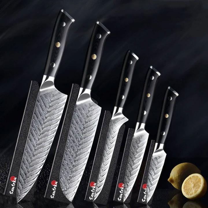 Riku (リク) Damas Vg10 Couteau