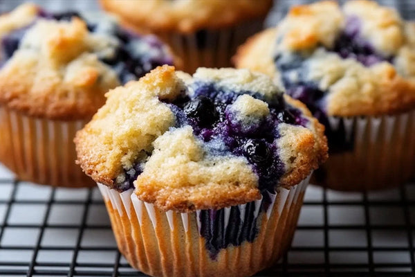 Classic Bakery-Style Blueberry Muffins