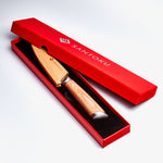 Haruta 4 inch VG10 Japanse Damascus stalen paring mes met houten handvat & schede