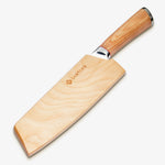 Haruta 7 Zoll VG10 Nakiri-Messer aus japanischem Damaststahl mit Holzgriff und Scheide