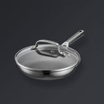 Hive Hybrid™ 8-Piece Pan & Lid Set (4 Frying Pans + 4 Matching Lids)