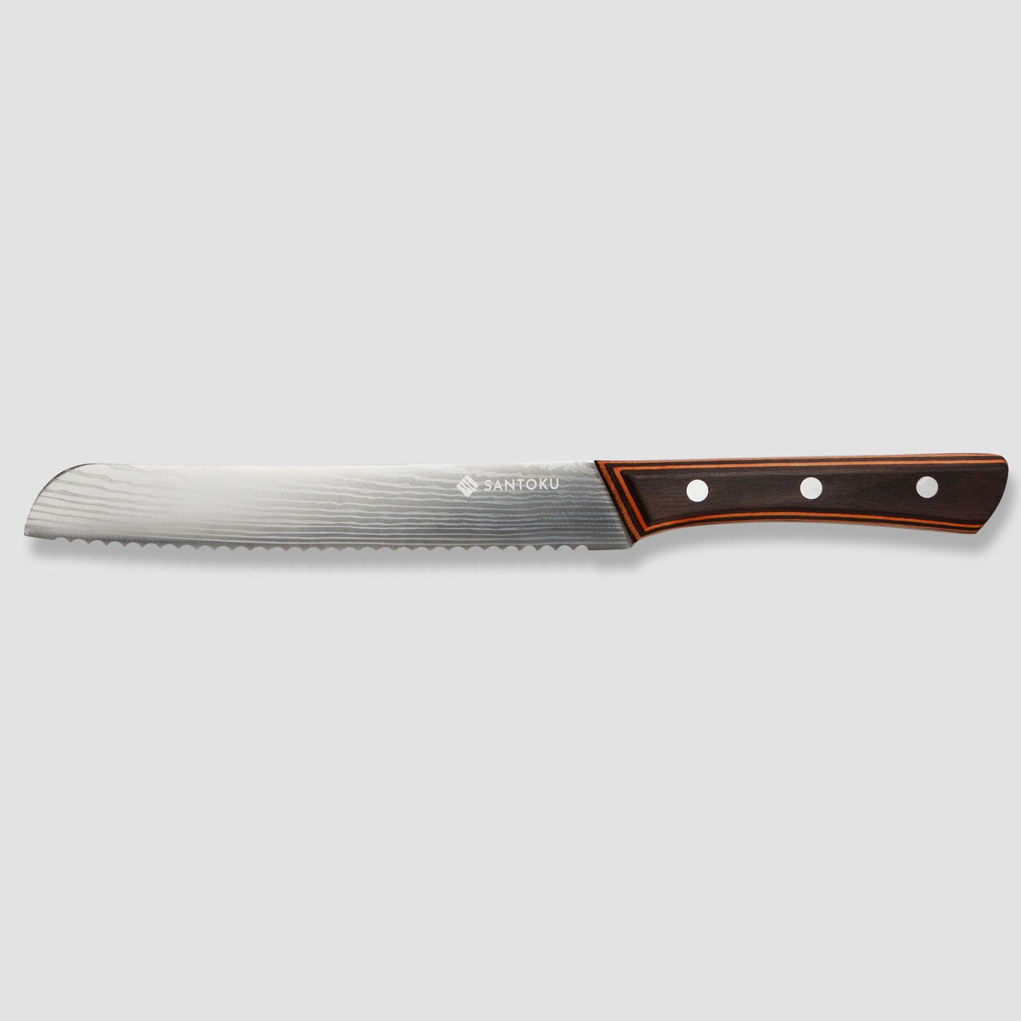 Yuhi 6-Piece Damascus-Pattern Kitchen Knife Set with Pakkawood Handles & Gift Box
