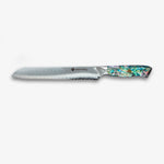 Chikashi Damascus stalen messenset met een abalone handvat