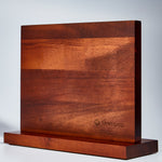 Série de couteaux Minato avec porte-couteau magnétique en bois Acacia